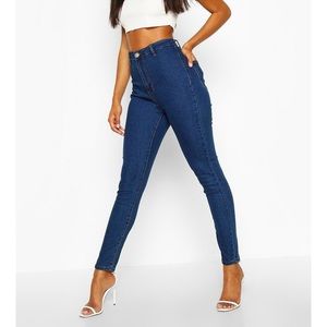 High Waisted Blue Jeans